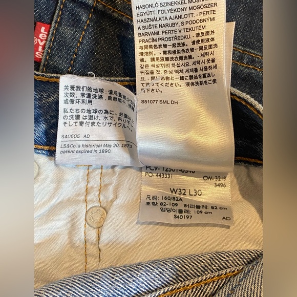 Levi’s 501 W32 L30 - Picture 7 of 7